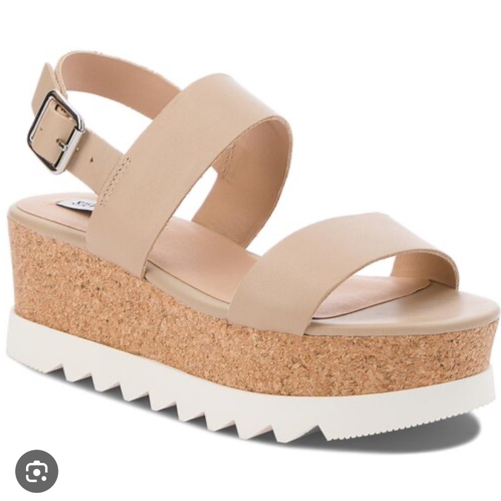 Steve Madden Women's Tan Platform Sandals